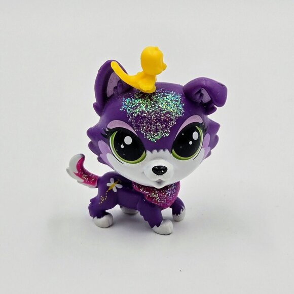 Littlest Pet Shop Dazzle Collier Collie Dog Pet Performers LPS Toy 2016 Read - Picture 2 of 9